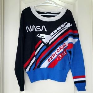 Funky NASA Explorer 1992 vintage sweater